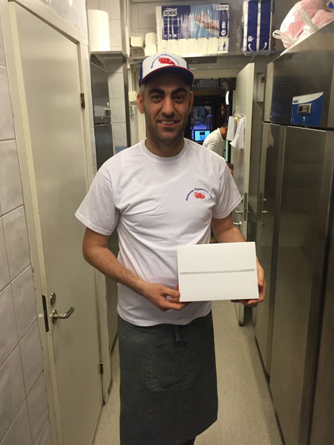 Pizzeria Lilla Vallentina <br>Vinnaren av tävlingen på Lutosa  v4 1 ST iPad