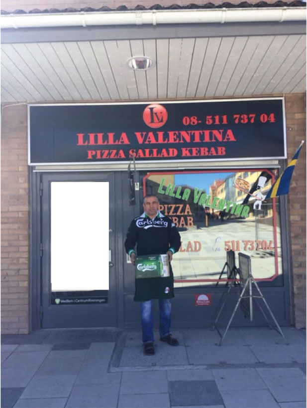 Pizzeria Lilla Valentina <br>Vinnaren av tavlingen v.14 med Carlsberg