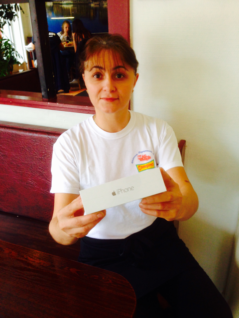 Resava pizzeria <br>Vinnare av iPhone 6 med Arla vid lotteri v33